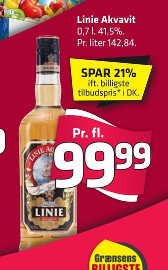 Fleggaard Linie Akvavit tilbud