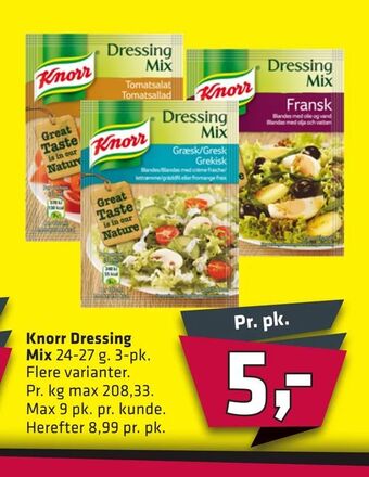 Fleggaard Knorr Dressing Mix tilbud