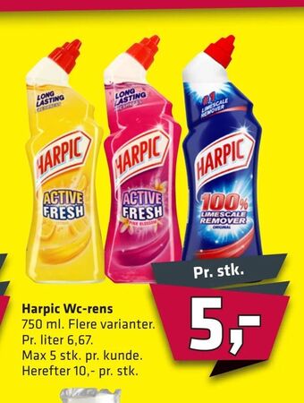 Fleggaard Harpic Wc-rens tilbud