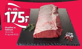 Fleggaard Oksefilet m. fedtkant tilbud