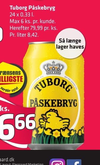 Fleggaard Tuborg Påskebryg tilbud