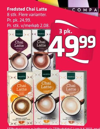 Fleggaard Fredsted Chai Latte tilbud