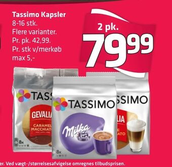 Fleggaard Tassimo Kapsler tilbud
