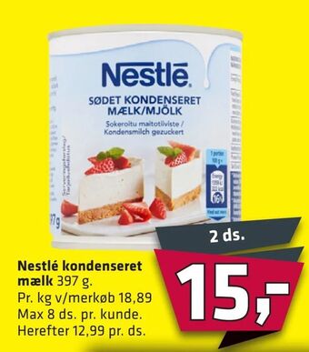 Fleggaard Nestlé kondenseret mælk tilbud