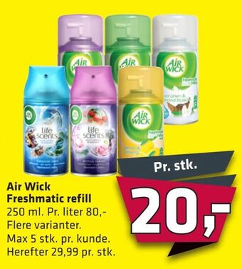 Fleggaard Air Wick Freshmatic refill tilbud