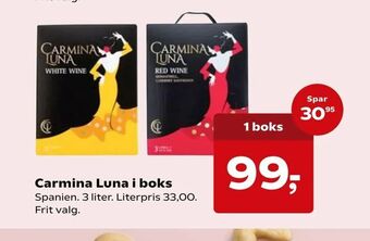 Dagli'Brugsen Carmina Luna i boks tilbud