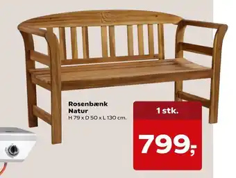 Kvickly Rosenbænk Natur tilbud