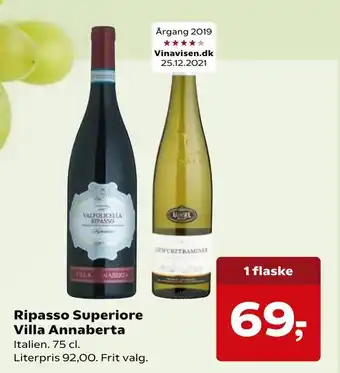 Kvickly Ripasso Superiore Villa Annaberta tilbud