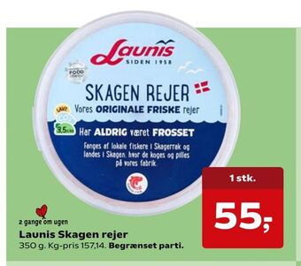 Kvickly Launis Skagen rejer tilbud