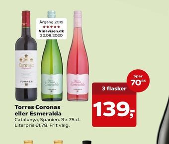 Kvickly Torres Coronas eller Esmeralda tilbud
