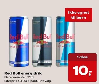 Kvickly Red Bull energidrik tilbud