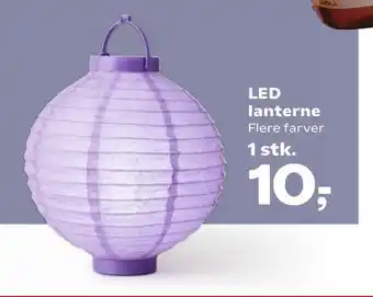 Kvickly LED lanterne tilbud
