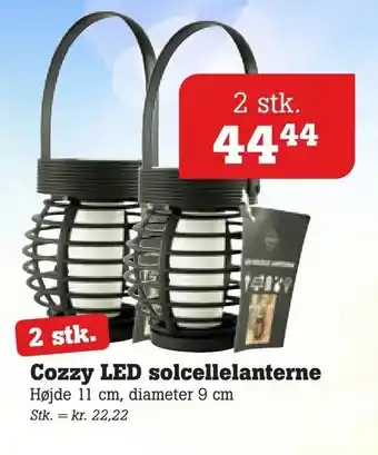 Cozzy LED solcellelanterne