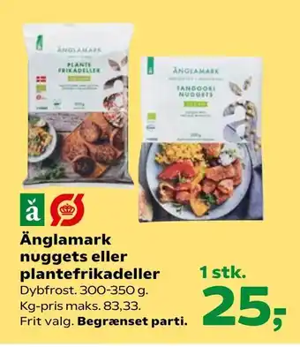 Änglamark nuggets eller plantefrikadeller
