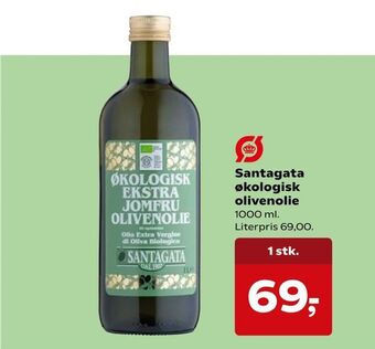 SuperBrugsen Santagata økologisk olivenolie tilbud