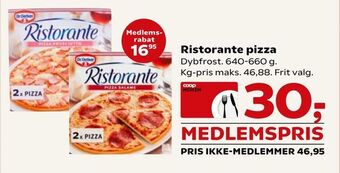 SuperBrugsen Ristorante pizza tilbud