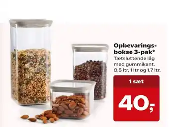 Opbevarings bokse 3-pak