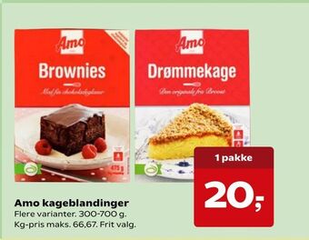 SuperBrugsen Amo kageblandinger tilbud