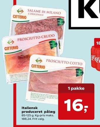 SuperBrugsen Italiensk produceret pålæg tilbud