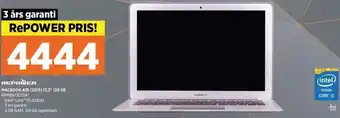 Power Macbook Air 2013 13,3" 128GB tilbud