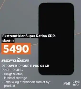 Power Repower iPhone 11 Pro 64GB RPIPH11P64MG tilbud