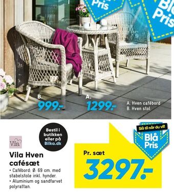 Bilka Vila Hven cafésæt tilbud