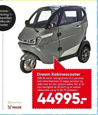 Bilka Dream Kabinescooter tilbud