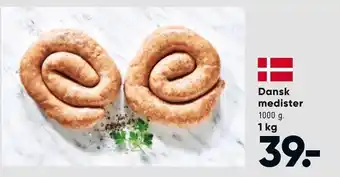 Bilka Dansk medister 1 kg tilbud