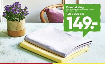 Bilka Damask dug tilbud