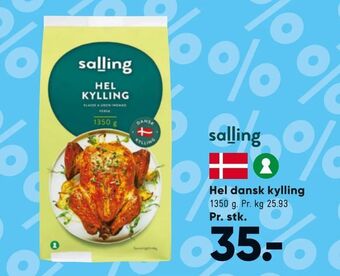 Bilka Hel dansk kylling tilbud
