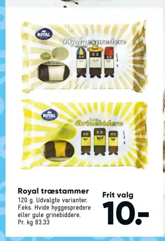 Royal træstammer