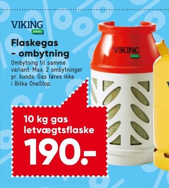 Bilka 10 kg gas letvægtsflaske tilbud