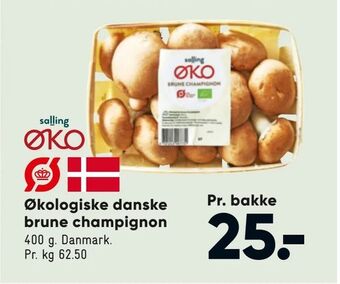 Bilka Økologiske danske brune champignon tilbud