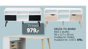 Daells Bolighus Delta tv-bord tilbud