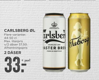 MENY Carlsberg øl tilbud