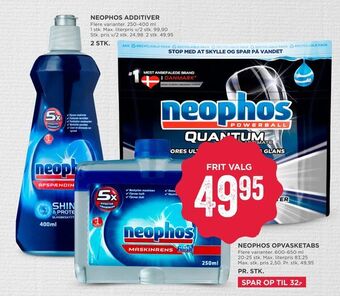 MENY Neophos opvasketabs tilbud