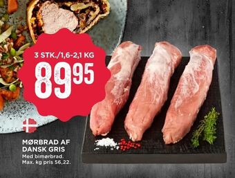 MENY MØRBRAD AF DANSK GRIS tilbud