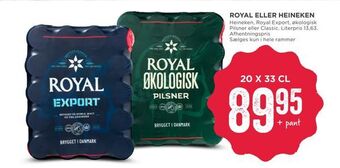 MENY Royal eller heineken tilbud