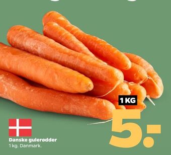 Netto Danske gulerødder tilbud