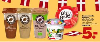 Netto Gropper iskaffe, Risifrutti eller Konf'eddie tilbud