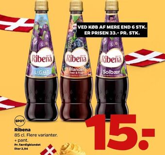Netto Ribena tilbud