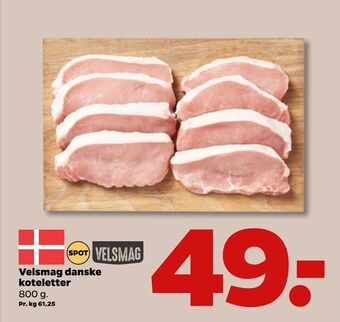 Netto Velsmag danske koteletter tilbud