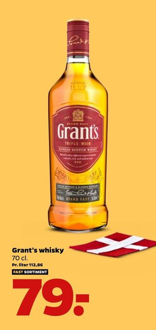 Netto Grant's whisky tilbud