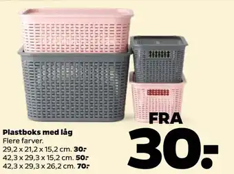 Netto Plastboks med låg tilbud