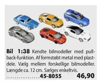 Biltema Bil 1:38 tilbud