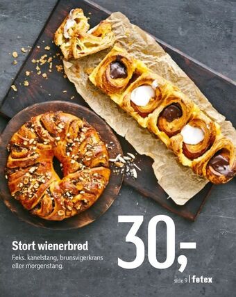Føtex Stort wienerbrød tilbud