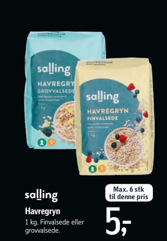 Føtex Havregryn tilbud