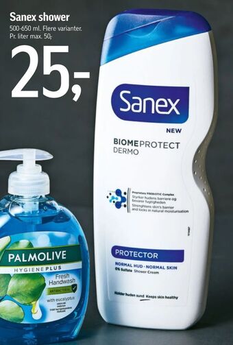 Føtex Sanex shower tilbud