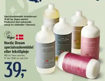 Føtex Nordic Dream specialvaskemiddel eller tekstilpleje tilbud