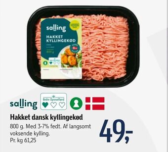 Føtex Hakket dansk kyllingekød tilbud